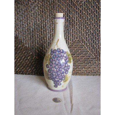 Decorative bottle cork stopper dishwasher safe colorful grapes design ceramic   273370472809